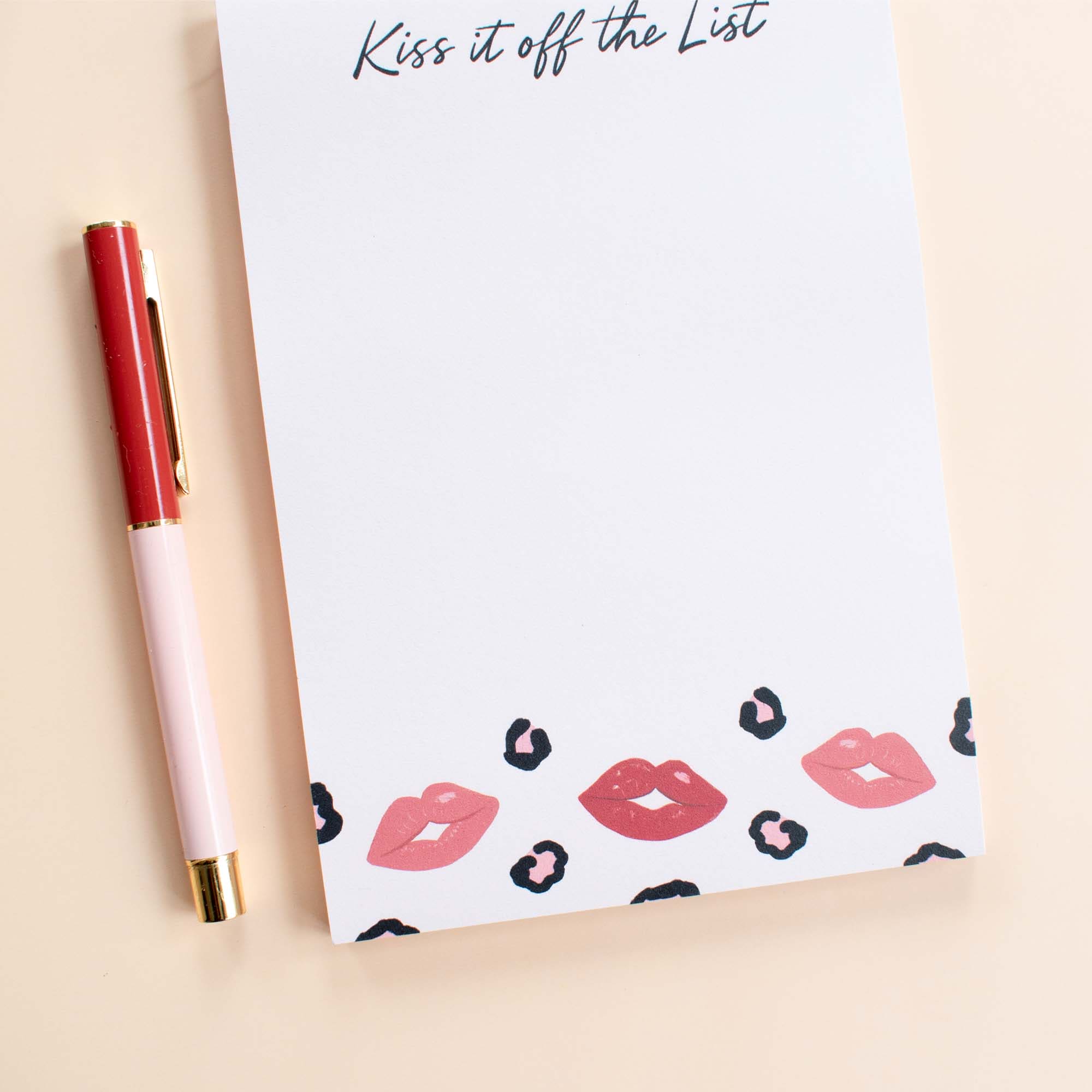Kiss it off the List Notepad